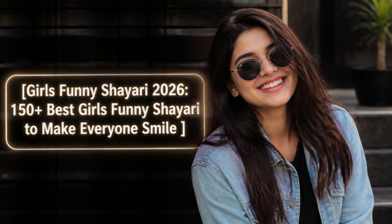 Girls Funny Shayari 2026: 150+ Best Girls Funny Shayari to Make Everyone Smile