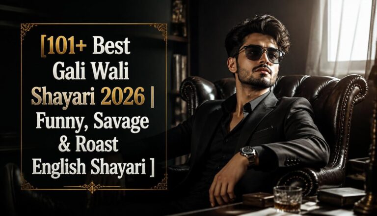 101+ Best Gali Wali Shayari 2026 | Funny, Savage & Roast English Shayari