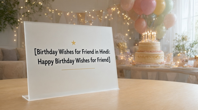 Birthday Wishes for Friend in Hindi: Happy Birthday Wishes for Friend 