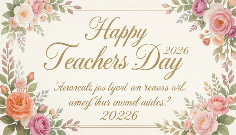 Best Happy Teachers Day Quotes, Wishes & Messages (2026) | Heartfelt, Inspirational & Thank You Messages